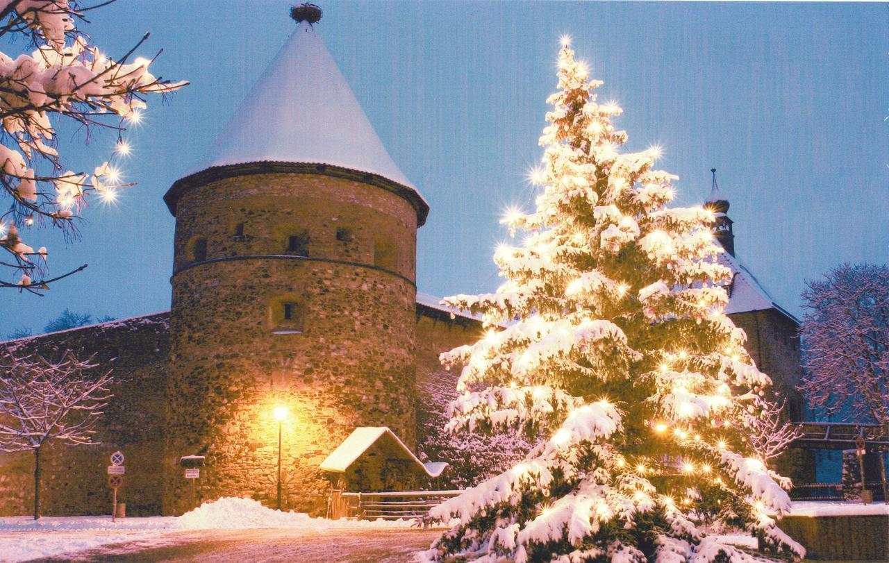 Gasthof Zur Burg Hohenberg an der Eger Esterno foto